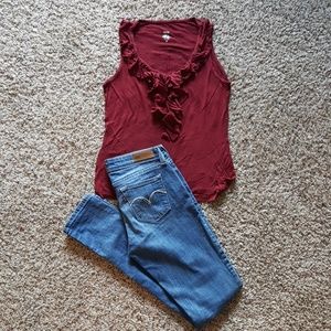 Levi Jeans. Low Rise Skinny 28x34